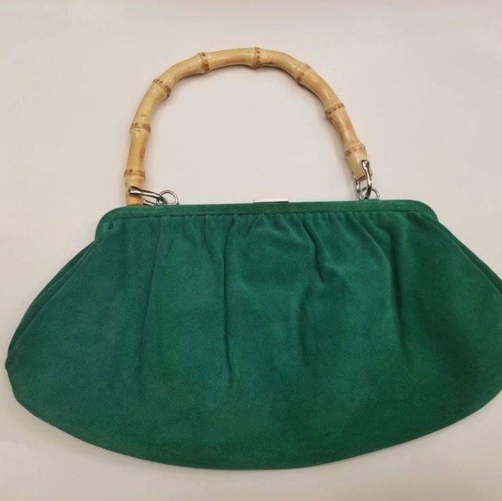 Emerald Suede Bag